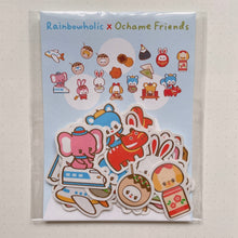 画像をギャラリービューアに読み込む, (FS001) Rainbowholic x Ochame Friends 日本旅行フレークシール
