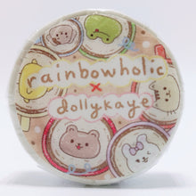 画像をギャラリービューアに読み込む, Rainbowholic x Dolly Kaye Art 動物カップ　マスキングテープ
