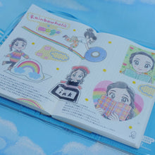 画像をギャラリービューアに読み込む, (ST017) Rainbowholic x mog 文具女子マスキングシールセット(2デザイン)
