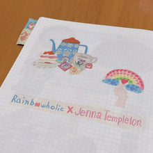 画像をギャラリービューアに読み込む, (ST047) Rainbowholic x Jenna Templeton 日本旅行シールセット (2デザイン)
