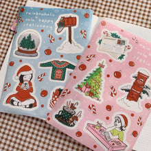 画像をギャラリービューアに読み込む, (ST016) Rainbowholic x Oola Happy Stationery クリスマスジャーナリングシールセット(2デザイン)
