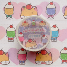 画像をギャラリービューアに読み込む, (MT087) Rainbowholic x Fukupopoya Cream Soda 3cm Washi Tape
