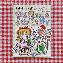 画像をギャラリービューアに読み込む, (FS005) Rainbowholic x Ichi Bungu Kissa (Stationery Cafe) Flake Seal
