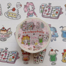 画像をギャラリービューアに読み込む, (MT085) Rainbowholic x Ichi Bungu Kissa (Stationery Cafe) 3cm Washi Tape
