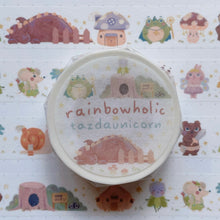 画像をギャラリービューアに読み込む, (MT088) Rainbowholic x Tazdaunicorn おとぎ話の世界 マスキングテープ
