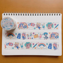 画像をギャラリービューアに読み込む, (MT083) Rainbowholic x itousa Bungu Kissa (Stationery Cafe) 3cm Washi Tape
