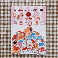画像をギャラリービューアに読み込む, (FS008) rainbowholic × oguchi ベーカリーフレークシール
