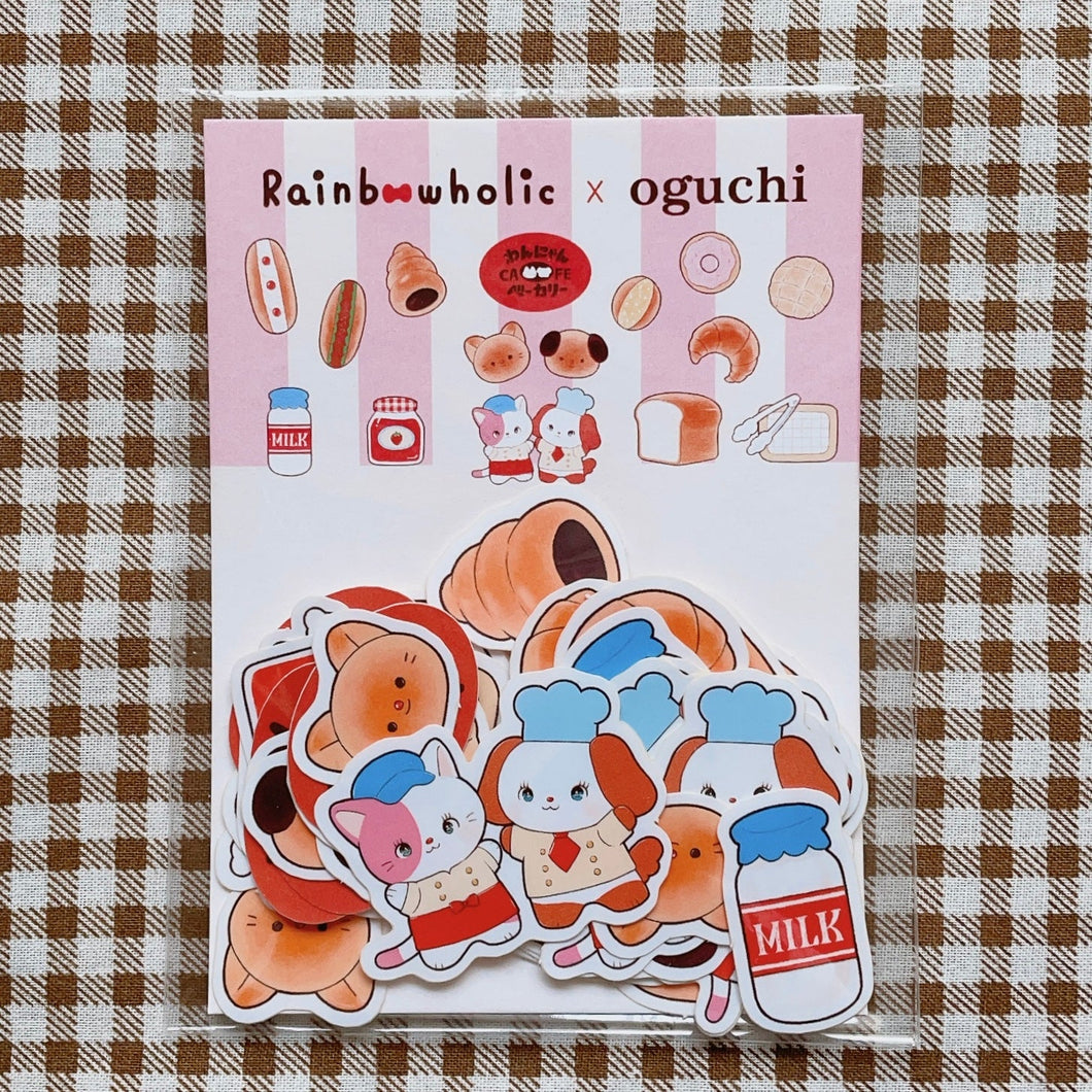 (FS008) rainbowholic × oguchi ベーカリーフレークシール